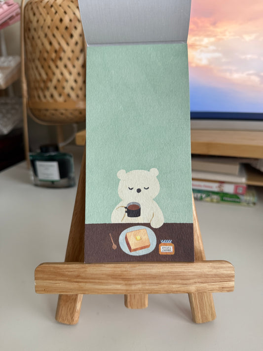 Mariko Fukuoka Note Pad - Hoshi Kuma