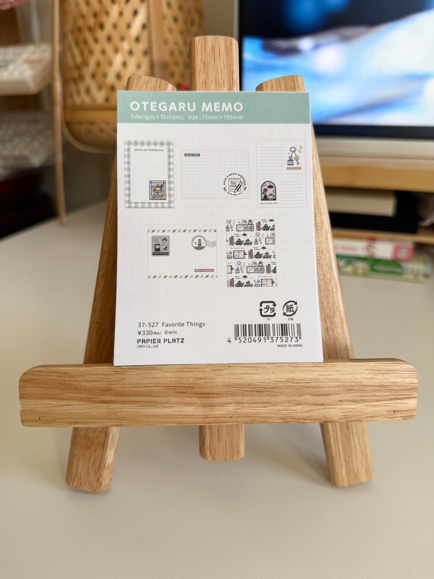 Papier Platz x Eric Small Things Otegaru Memo Pad - Favorite Things