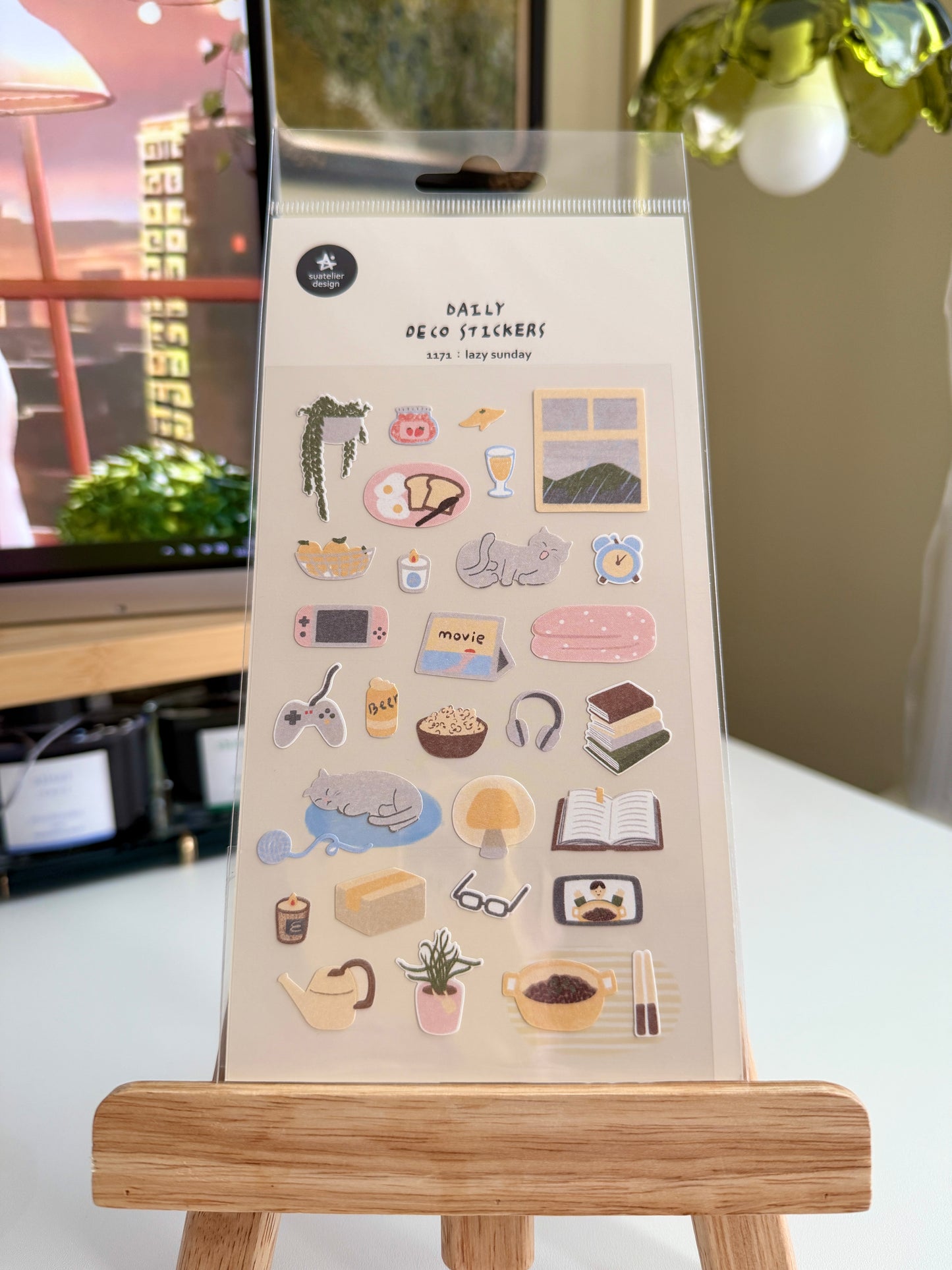 Suatelier Design: Daily Deco Stickers | 1171 : Lazy Sunday