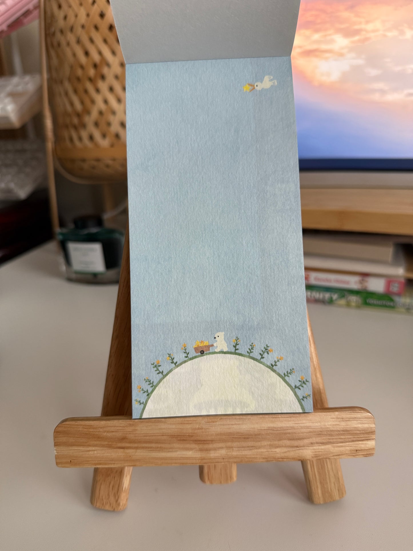 Mariko Fukuoka Note Pad - Hoshi Kuma