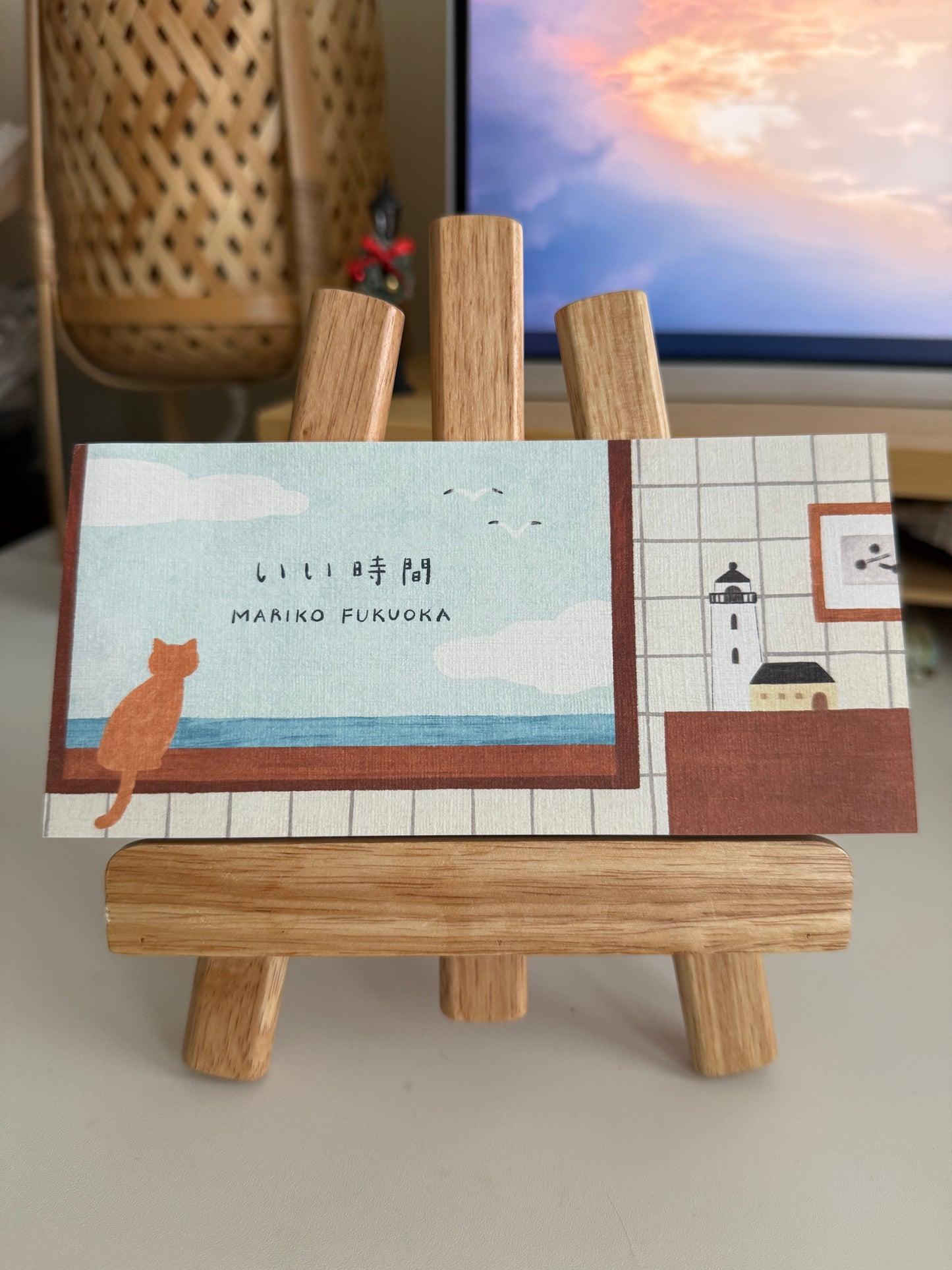 Mariko Fukuoka Note Pad - Good Time