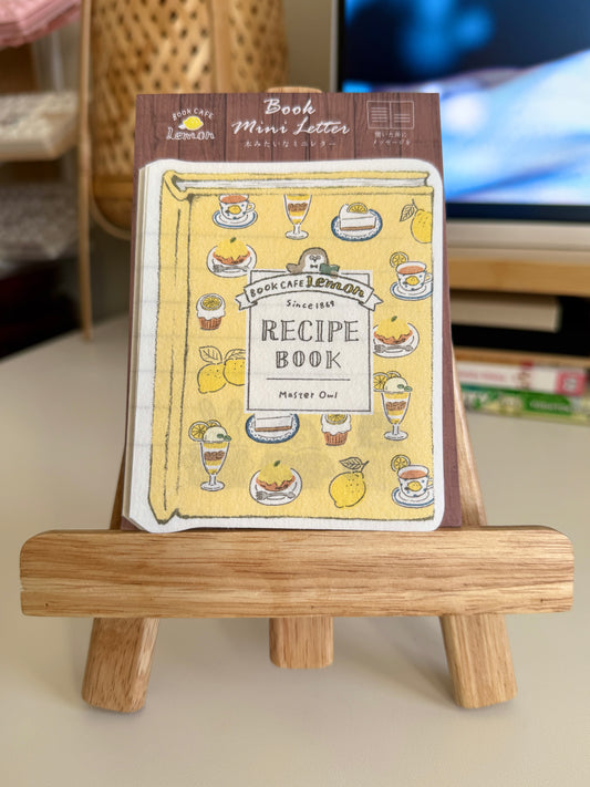 Maruzen x Junkudo Book Cafe Lemon - Recipe Book Mini Letter