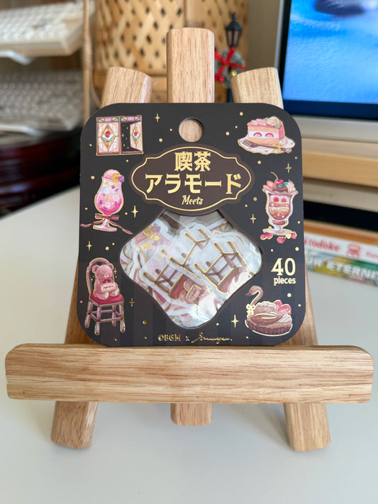 BGM x @mer_cohal | Café à la Mode Gold Foil Sticker Flakes (Limited Collaboration)