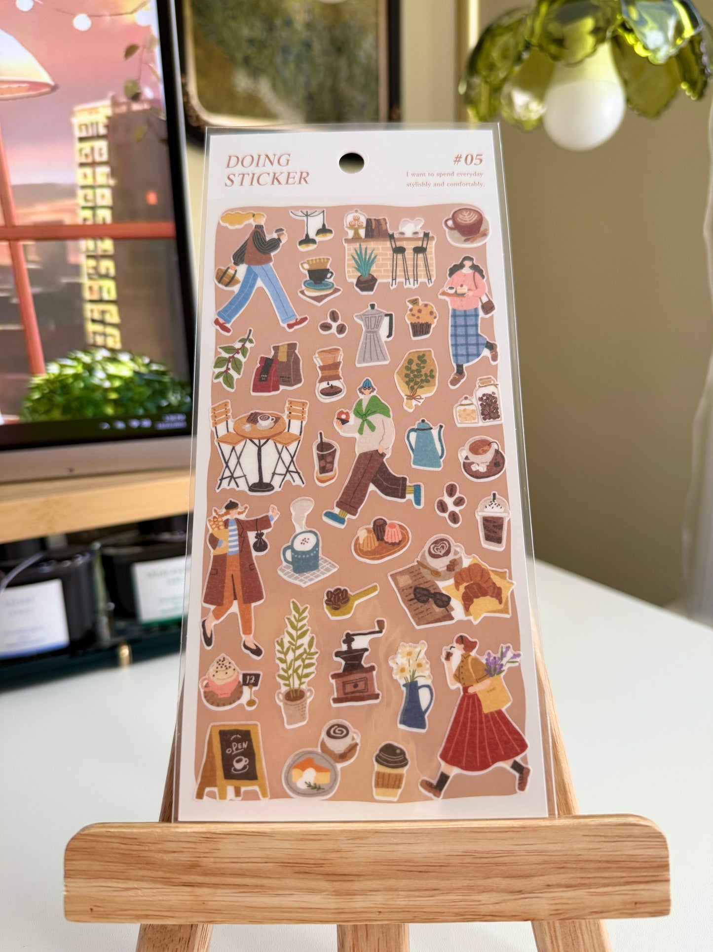 Mind Wave Stickers: Doing Sticker | #05 Cafe