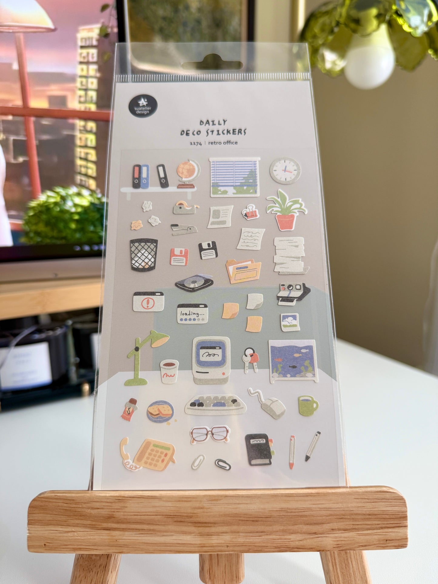 Suatelier Design: Daily Deco Stickers | 1174 : Retro Office