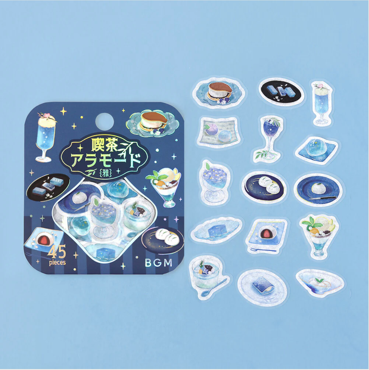 BGM Café à la Mode Sticker Flakes – Ruri