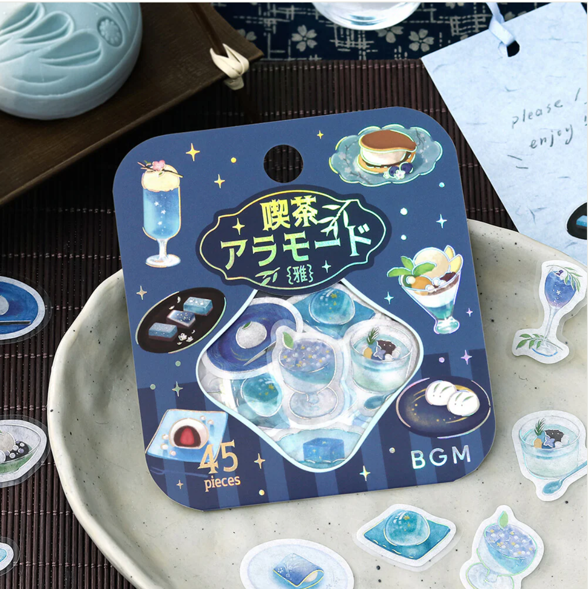BGM Café à la Mode Sticker Flakes – Ruri