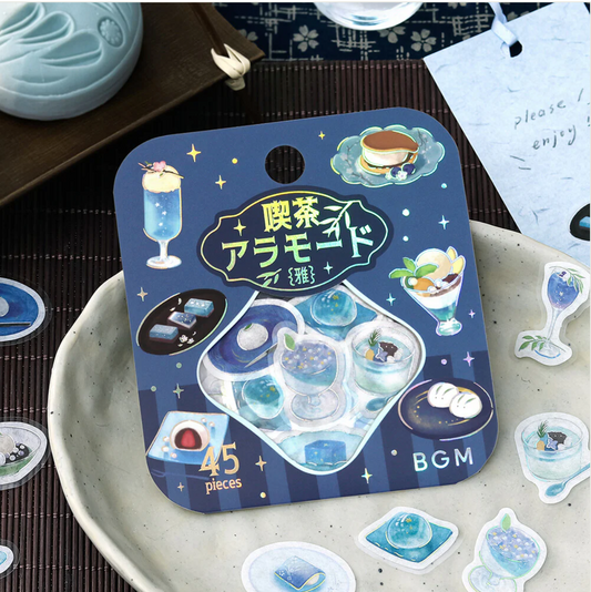 BGM Café à la Mode Sticker Flakes – Ruri